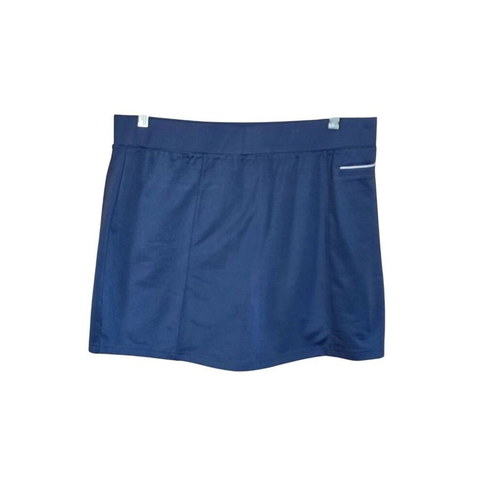 Pebble Beach Dry-Luxe Skort XL Navy Blue With White Accent Pocket golf outdoors